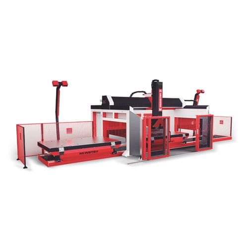 Fraiseuse CNC à 5 axes - BREVETEK MAKİNE - verticale / à pont / de découpe