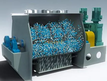 Mélangeur à palettes - Zhongqinglin Heavy Industry Machinery Co., Ltd - batch / de poudre / horizontal