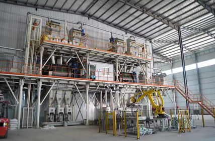 Palettiseur robotisé - Zhongqinglin Heavy Industry Machinery Co., Ltd - de sacs / pour mortier / automatique