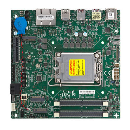 Carte mère mini-ITX - X13SAV-PS - SUPERMICRO - Intel® Core i3 / Intel® Core i5 / Intel® Core i7