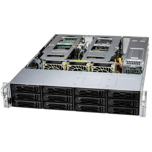 Serveur RAID - SYS-621C-TN12R - SUPERMICRO - vidéo / de réseau / GPU