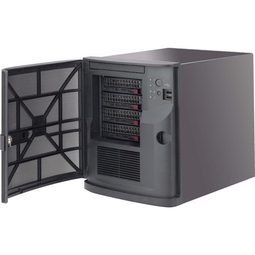 Châssis rackable - 721TQ-350B - SUPERMICRO - compact / 1U / de fond de panier