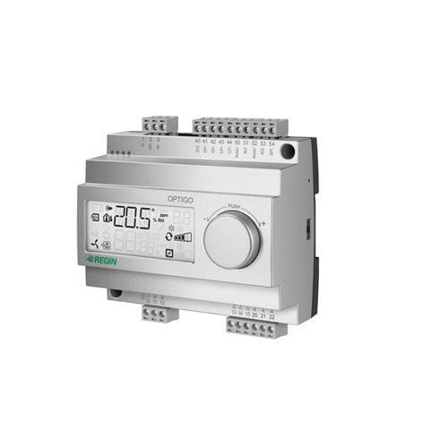 Contrôleur de température graphique - OP10 - Regin - avec afficheur LCD / programmable / IP20