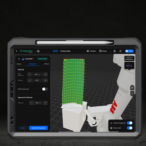Logiciel de programmation de robots - Augmentus - de simulation / de commande / de process
