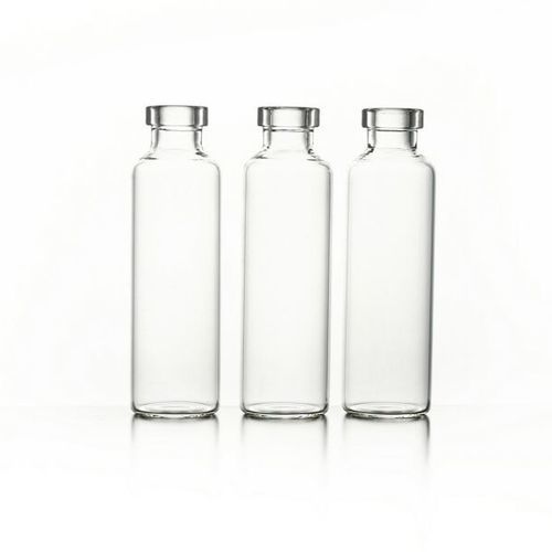 Flacon cylindrique - Canzhou Four-star Glass Co., Ltd. - en verre borosilicaté / verre blanc / verre ambré