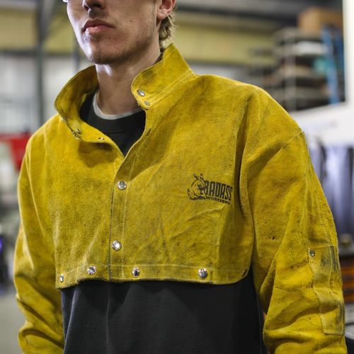 Veste de travail - Badass Workbench - pour le soudage / noire / jaune