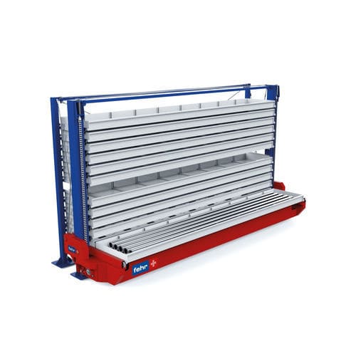 Tour de stockage compact - Fehr Warehouse Solutions Inc. - pour produits longs / pour entrepôt / flexible