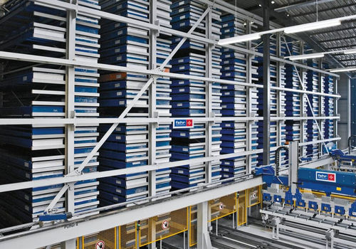 Magasin automatique vertical - Fehr Warehouse Solutions Inc. - pour produits longs / à étagères