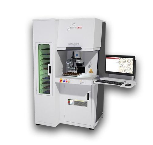 Système laser à fibre - Luxmark W15 series - Elettrolaser S.r.l. - à gaz / vert / UV