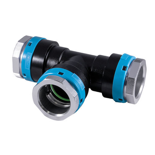 Raccord pour air comprimé - UACCT.025025 - Fluid-Aire Dynamics - à visser / en T / en plastique