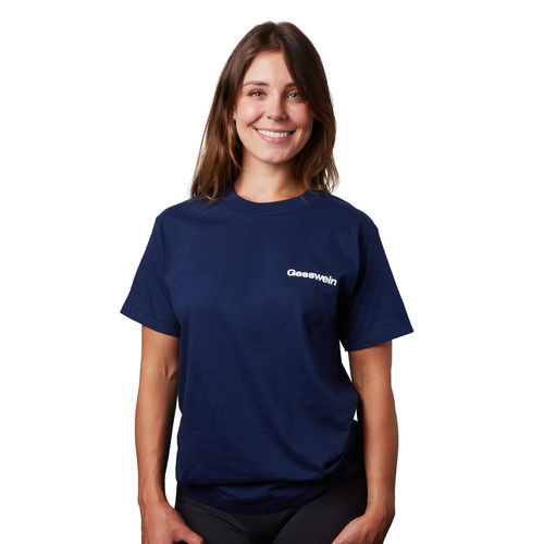 T-shirt de travail - 8271619 - Gesswein - en coton / unisexe / bleu