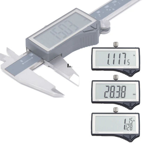 Pied à coulisse digital - DCLR-0605 - Clockwise Tools Inc - en acier inoxydable poli / de grande taille / IP54