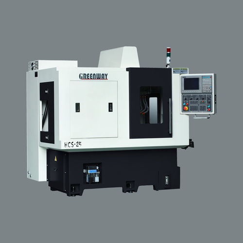 Décolleteuse CNC - HCS-25 - Jarng Yeong Enterprise Co., Ltd. - 3 axes / pour usinage d'arbres et de pièces arbrées / à grande vitesse