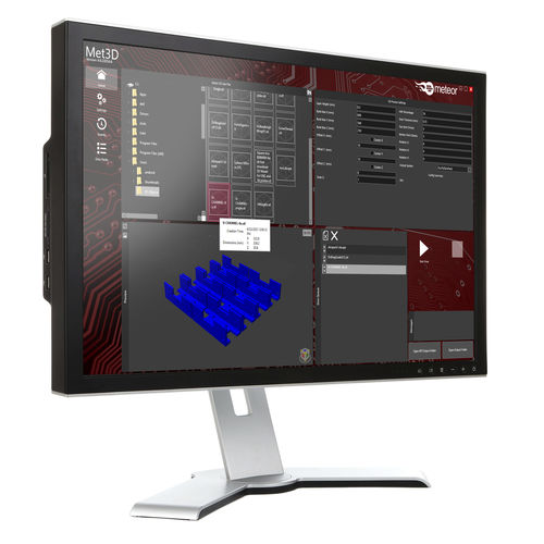 Logiciel d'impression 3D de contrôle de process - Met3D - Meteor Inkjet Ltd - de tranchage / CAO