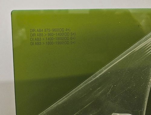 Écran de protection laser - OD6 - Laser Welder