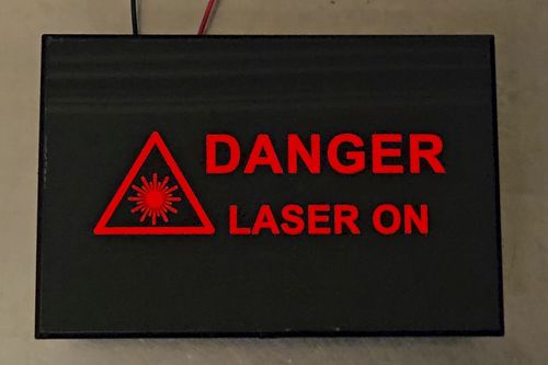 Panneau de signalisation lumineux - Laser Welder - laser