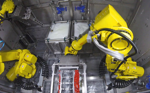 Système de lavage robotisé - Icom System Corp - à eau / automatique / industriel