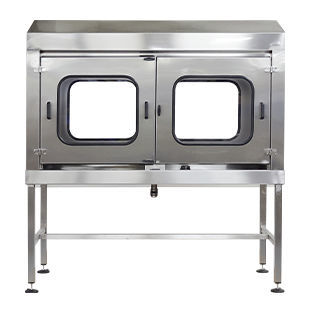 Boîtier sur pied - ITW Air Management - rectangulaire / en acier inox / washdown