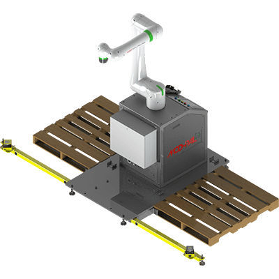Palettiseur robotisé - MOD-PAL® 25 - APT Manufacturing Solutions - de caisse / de palettes / collaboratif