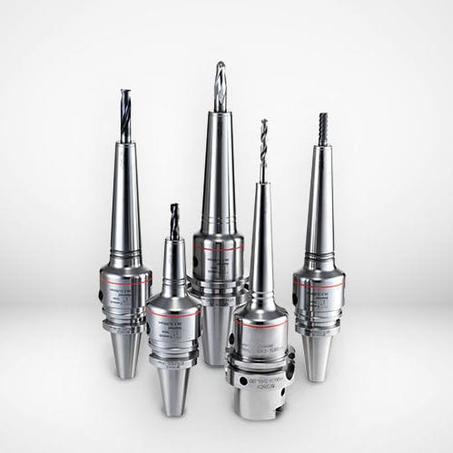 Mandrin hydraulique à pince - DHE/S - DINE - pour alésage profond / pour l'usinage / antivibrations