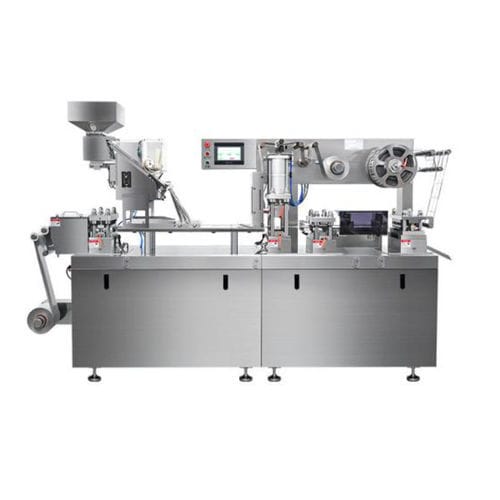 Machine de conditionnement sous blister - DPP-160Pro - Guangdong Rich Packing Machinery Co., Ltd. - contrôlée par PLC / de comprimés / pour gélules