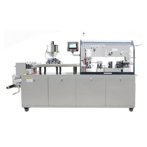 Machine de conditionnement sous blister - DPP-260L - Guangdong Rich Packing Machinery Co., Ltd. - contrôlée par PLC / sous film / de liquides