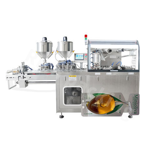 Machine de conditionnement sous blister - DPP-160L - Guangdong Rich Packing Machinery Co., Ltd. - servocommandée / avec papier à bulles / de liquides