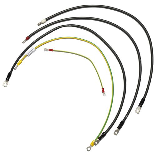 Câble électrique d'alimentation - STEFAL Srl - isolé / pour chargeur de batterie / flexible