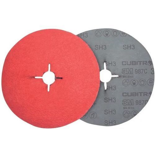 Disque abrasif en céramique - Cubitron II 987C - Solventum - en résine / en fibre / pour rectification