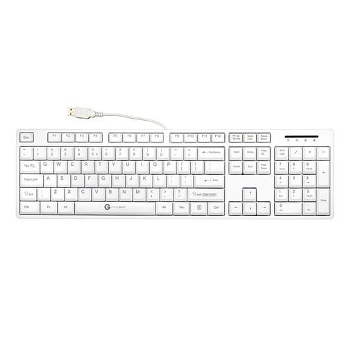 Clavier de bureau - KPL-U10060 series - GETT Asia Ltd. - à membrane / 105 touches / médical
