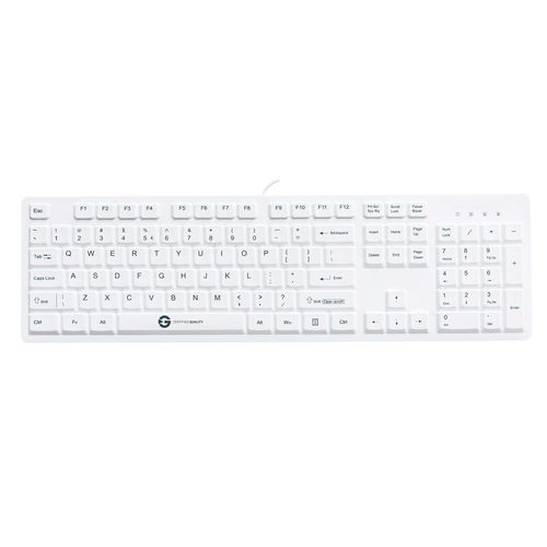 Clavier de bureau - KSI-U10100 series - GETT Asia Ltd. - à membrane / 105 touches / médical
