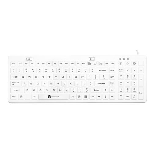 Clavier de bureau - KSI-U10020 - GETT Asia Ltd. - à membrane / 106 touches / médical