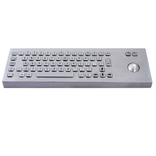 Clavier de bureau - GA-66D1-TB-USB-US - GETT Asia Ltd. - à touches mécaniques / 66 touches / avec trackball