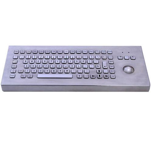 Clavier de bureau - GA-80D1-TB-USB-US - GETT Asia Ltd. - à touches mécaniques / avec trackball / industriel