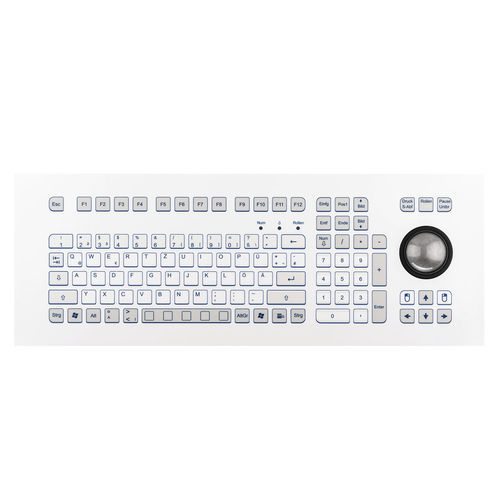 Clavier rackable - KS18281 - GETT Asia Ltd. - à membrane / 105 touches / avec trackball