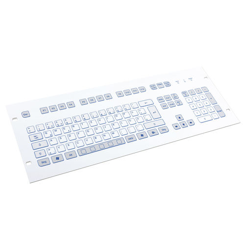 Clavier rackable - KS18325 - GETT Asia Ltd. - à membrane / 105 touches / industriel