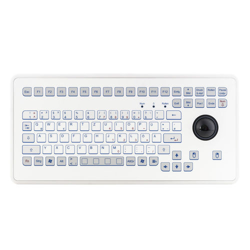 Clavier de bureau - KS18249 - GETT Asia Ltd. - à membrane / 88 touches / avec trackball