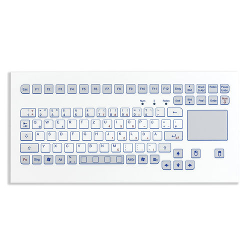 Clavier rackable - KS18297 - GETT Asia Ltd. - à membrane / 88 touches / avec pavé tactile