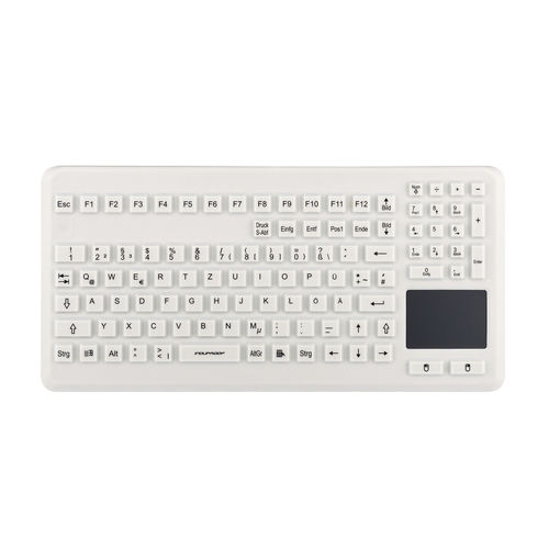 Clavier de bureau - KG17202 - GETT Asia Ltd. - capacitif / 105 touches / avec pavé tactile