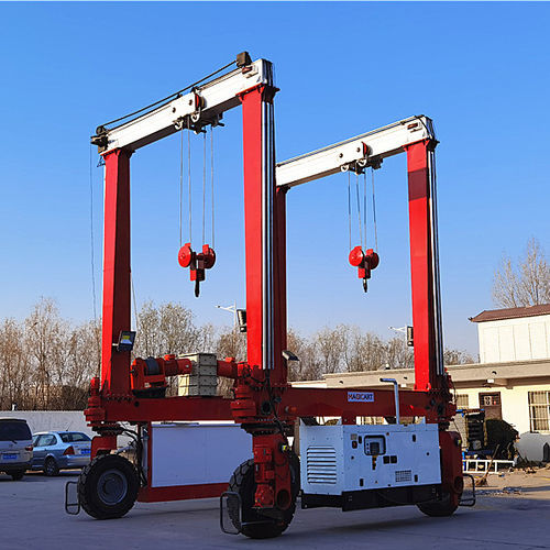 Portique bipoutre - DB series - Xinxiang MAGICART Cranes Co., Ltd - sur pneus / pour chantier de préfabriqués / pour les travaux de génie civil