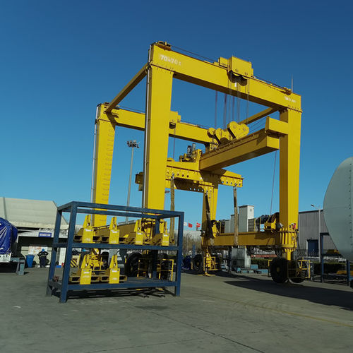 Portique à traverse - BS series - Xinxiang MAGICART Cranes Co., Ltd - sur pneus / pour chantier de préfabriqués / pour les travaux de génie civil