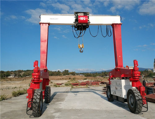Portique sur pneus - F series - Xinxiang MAGICART Cranes Co., Ltd - pour les travaux de génie civil / pour atelier / pour la logistique