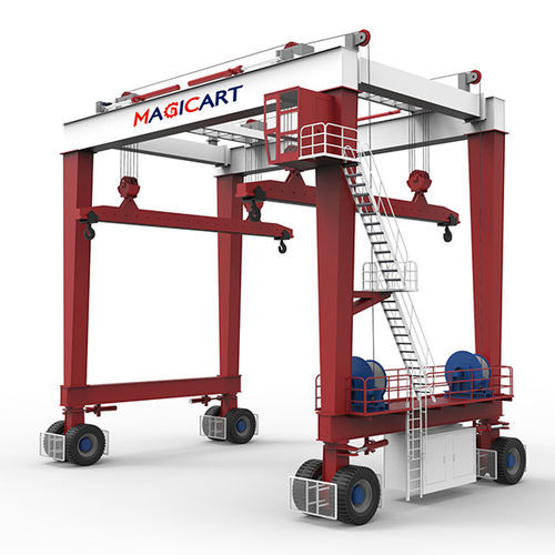 Portique sur mesure - Xinxiang MAGICART Cranes Co., Ltd - sur pneus / pour chantier de préfabriqués / pour les travaux de génie civil