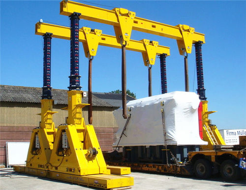 Portique hydraulique - HG series - Xinxiang MAGICART Cranes Co., Ltd - pour chantier de préfabriqués / pour les travaux de génie civil / pour atelier