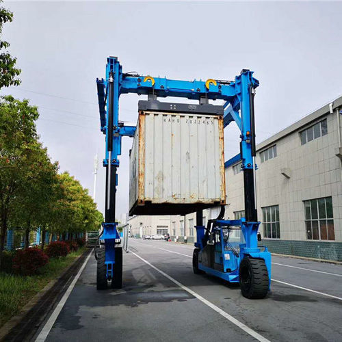 Chariot cavalier pour container - EL series - Xinxiang MAGICART Cranes Co., Ltd - à moteur diesel / sur pneus / avec palan