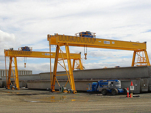Portique pour chantier de préfabriqués - Xinxiang MAGICART Cranes Co., Ltd - pour atelier / léger / bipoutre