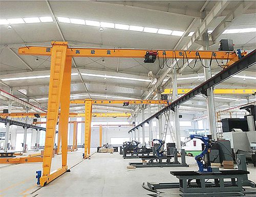 Semi-portique sur rail - Xinxiang MAGICART Cranes Co., Ltd - pour chantier de préfabriqués / pour atelier / léger