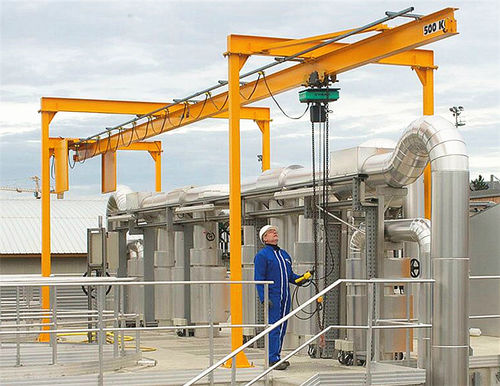 Portique monorail - Xinxiang MAGICART Cranes Co., Ltd - pour atelier / pour chantier de préfabriqués / léger