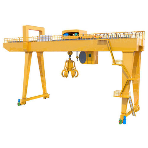 Portique sur rail - Xinxiang MAGICART Cranes Co., Ltd - pour grappin / pour benne preneuse / électrique