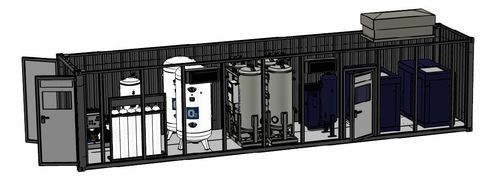 Installation de production d'oxygène - O₂ BOX 1700 - BERG Kompressoren GmbH